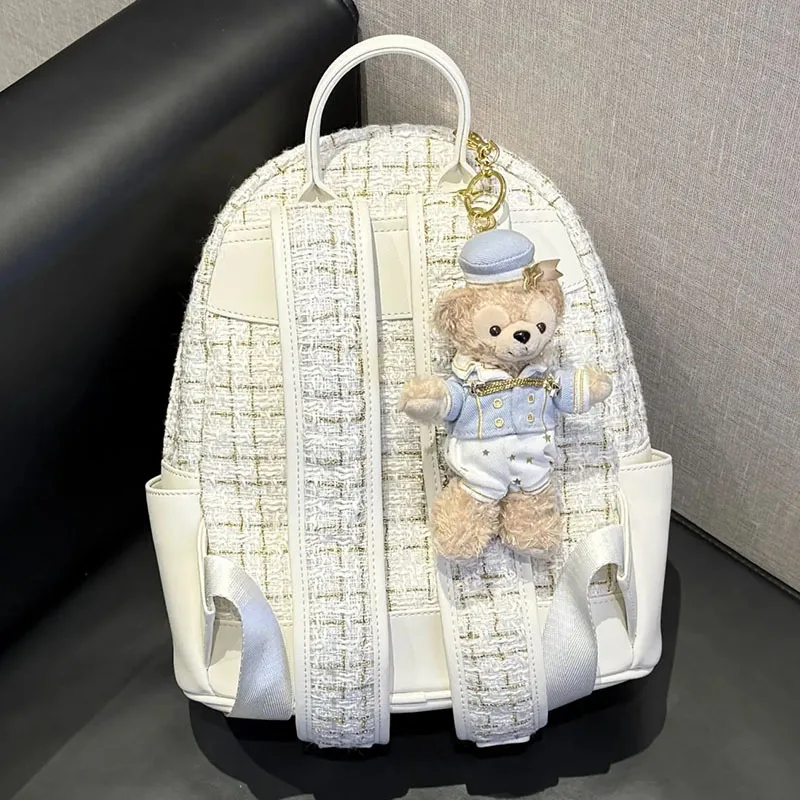 

Милый маленький рюкзак с двойным плечом Винни-Пух Диснея, маленький стильный рюкзак для хранения студентов, подарок на день рождения.