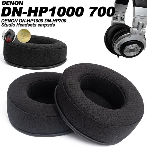 Almohadillas para auriculares DENON DN-HP1000 DN-HP700, almohadillas de repuesto para auriculares, tela de malla, cubiertas para memoria, esponja, proteína suave