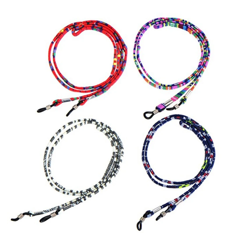 1pc Sport Eyeglasses Cord Sunglasses Glasses Anti Slip Chain Holder String Black Blue Red Orange Green C053