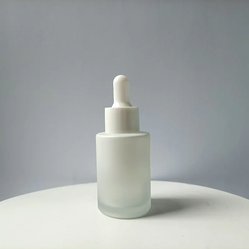 30ml Dropper Bottle Massage Oil Pipette Refillable Perfume Glass Aromatherapy Liquid for Essential Empty Tubes Colorful Frosted