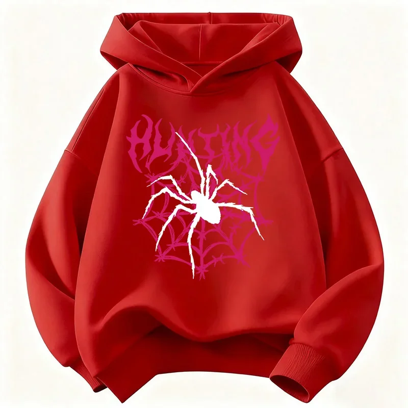 Sweatshirt Mode Retro-Design Kinder-Druck-Hoodies Niedlicher Hoodie für Jungen Mädchen Herbst Frühling Hip-Hop-Kleidung – Detail 3