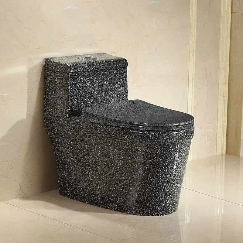 Creative Retro Black Floor Toilet Bowl Accessorie Living Room Toilet Bowl Modern Luxury Banheiro De Bombeamento Bathroom Fixture