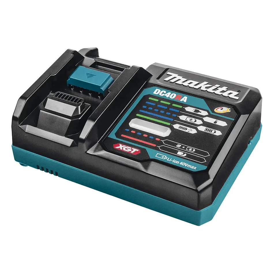 40V DC40RA original Makita Max XGT fast optimized charger digital display 40V Lithium ion battery charger dual fan design DC40RC