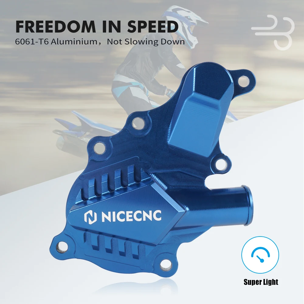 NICECNC ATV Water Pump Cover Guard Protecror For YAMAHA RAPTOR 700 GYTR EDITION 2007 700R 2012 16-22 SPECIAL EDITION Black Blue