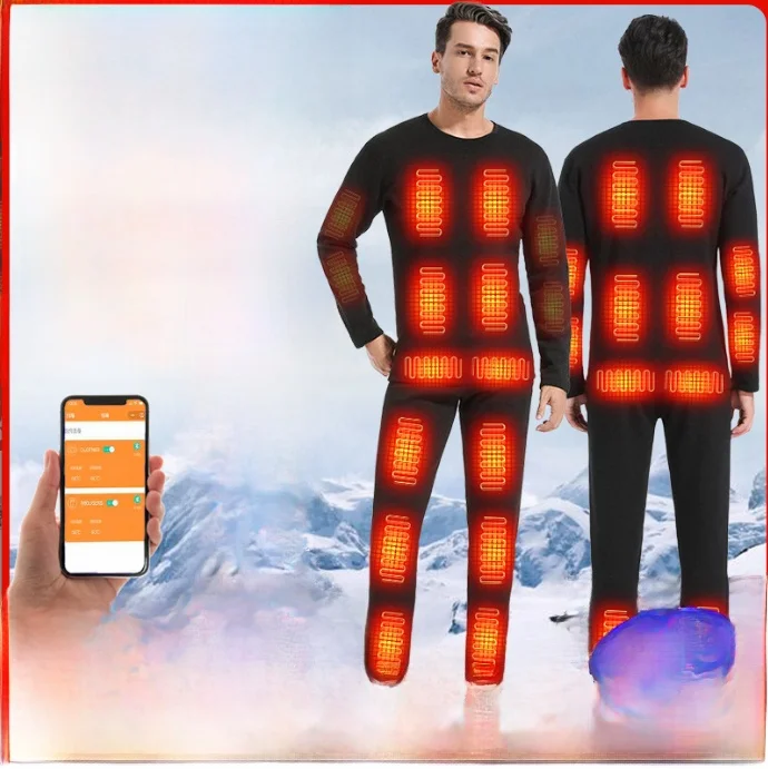 winter-warmth-tech-heated-underwear-set-large-size-men's-women's-remote-control-indoor-wearable-thermal-long-sve-pants
