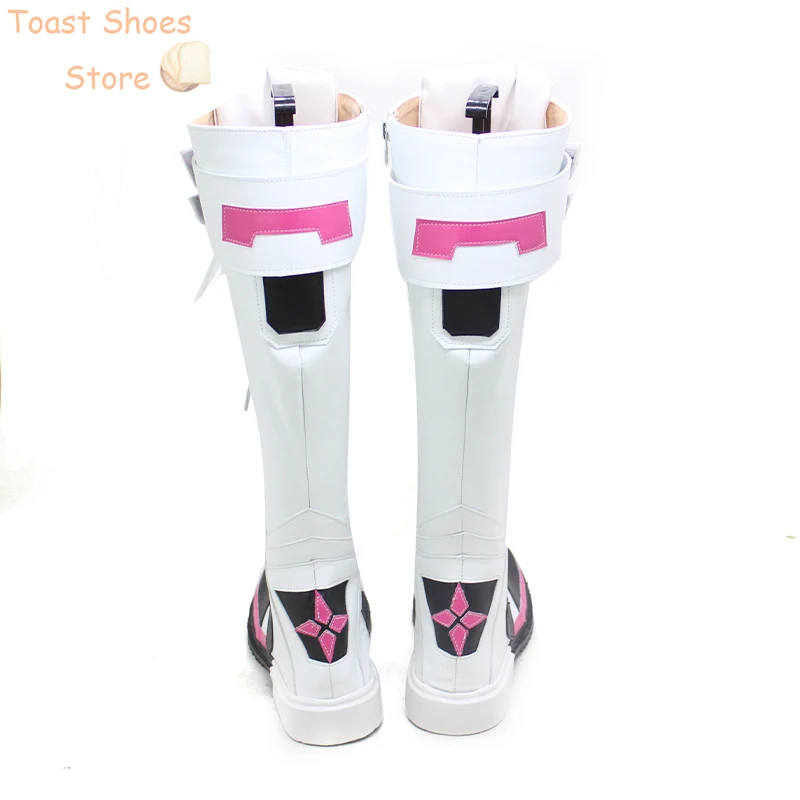 Laby cosplay schuhe spiel elsword cosplay prop halloween karnevals stiefel pu lederschuhe kostüm prop