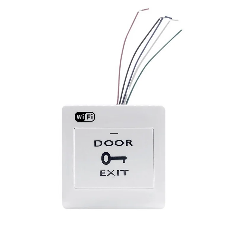 BTLIFE-Tuya Smart Life Wifi pour ouverture de porte, interrupteur poussoir sans fil, commande vocale à distance pour bouton de sortie de serrure de porte