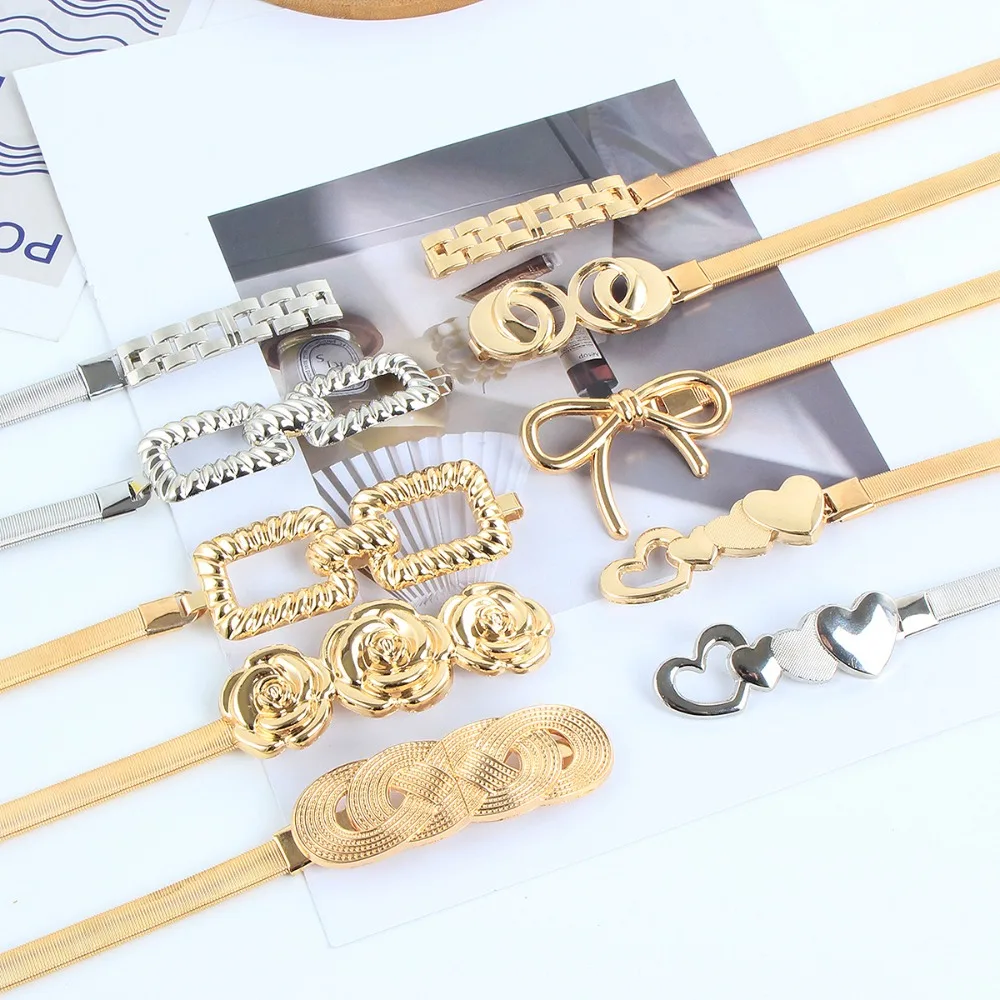 

Fashion Clothing Accessories Waist Belt High-quality Korean Style Waist Seal Elasticity Waist Strap Versatile