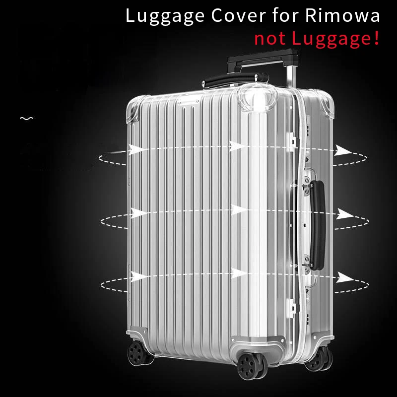 Transparent Cover Applicable for Rimowa Classic Suitcase Protective Cover Clear 21 26 30 inch Rimowa Luggage Cover