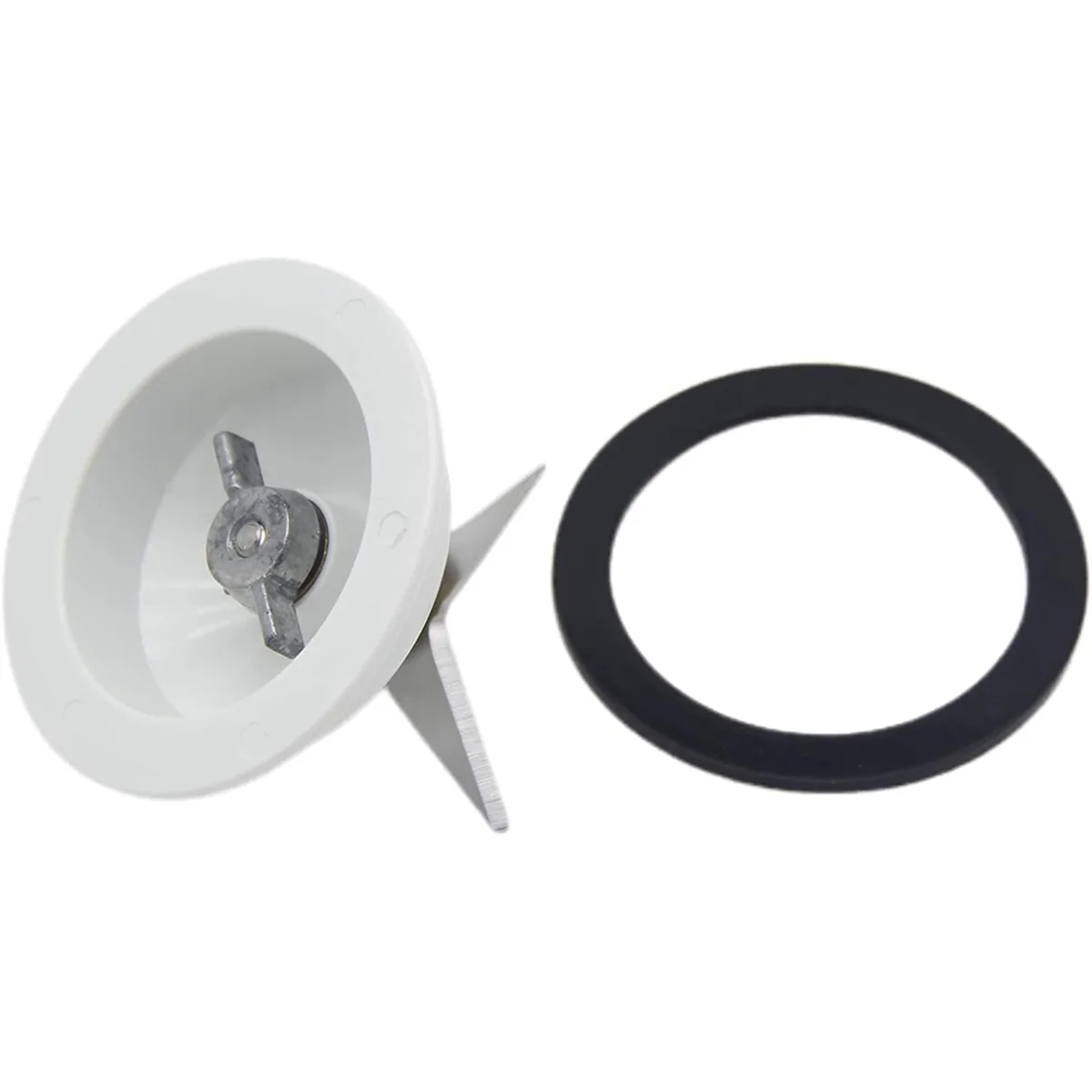 N14R Top Blender Blade 4 Leaf with Gasket Seal Replace 9704267 9706716 PS11746926 AP6013699,4KSB5BK4 for KSBGCB