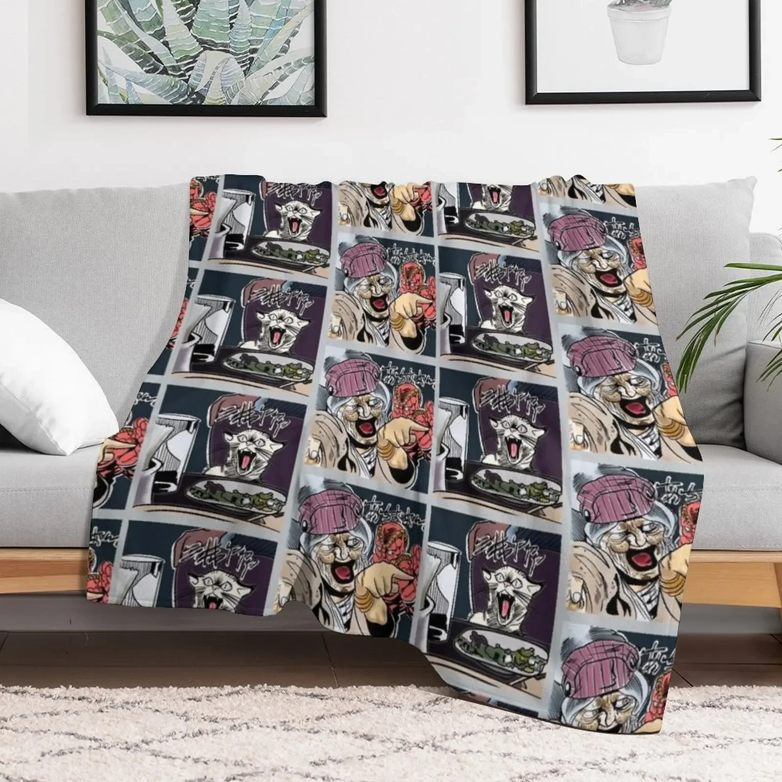 Jojo Refrence Throw Blanket Decorative Beds Soft halloween Bed Blankets