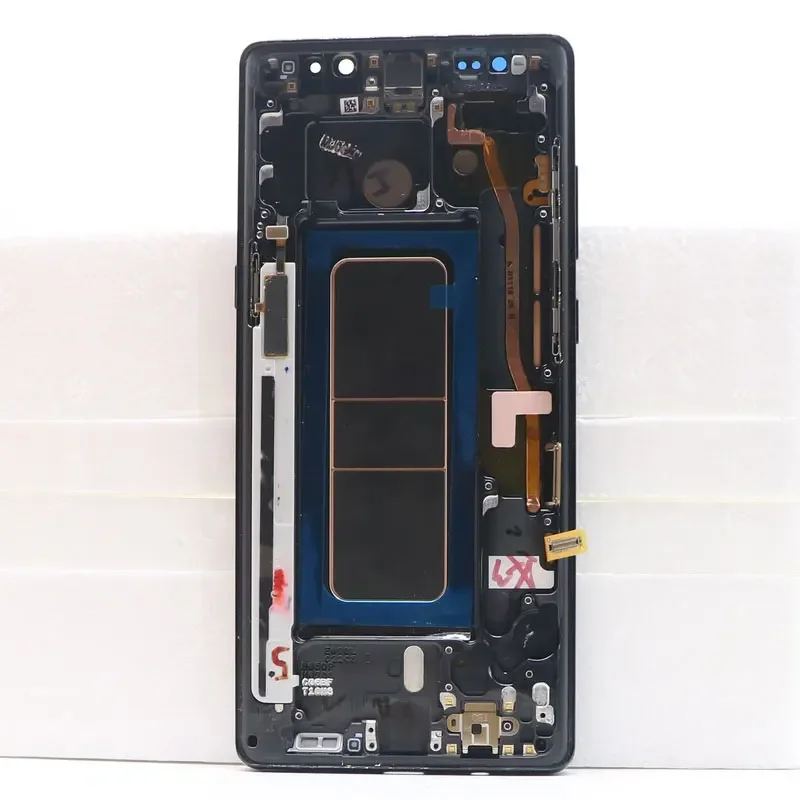 for SAMSUNG Note 8 N950 Display for SAMSUNG Note 9 LCD N960 With Frame Touch Screen Digitizer Assembly Repair Parts Tested