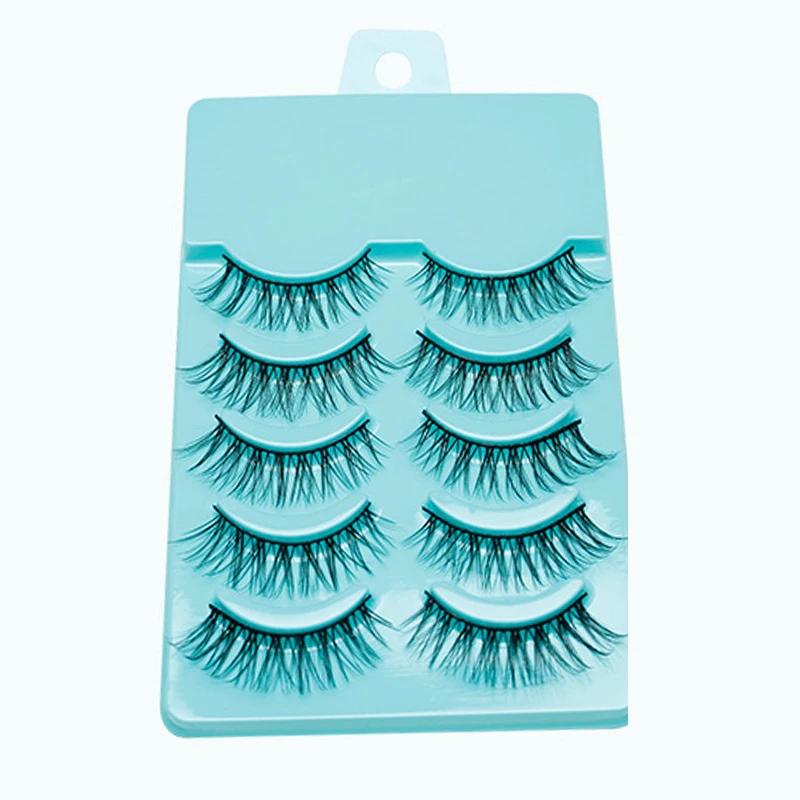 

10Tray/bages High Quality Chemical fiber naturally curlty-free Cotton terrier reusable charming eyelashes extention