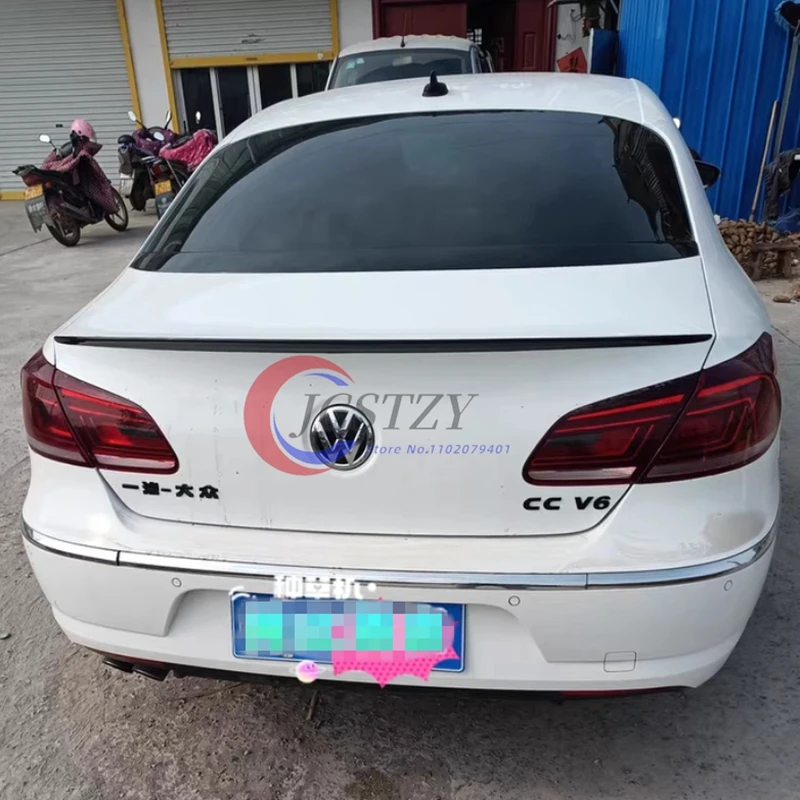 

Auto ABS Plastic Unpainted Color Rear Trunk Wing Lip Spoiler Car Accessories For Volkswagen VW Passat CC 2009-2016