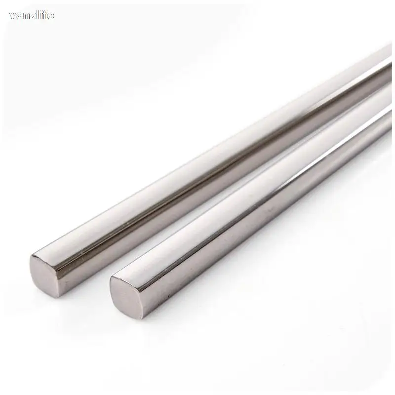 vanzlife Stainless Steel Chinese Chopstick for Sushi, Household Chopstick Holder, Kitchen Metal Chopsticks for Food, 5 Pairs