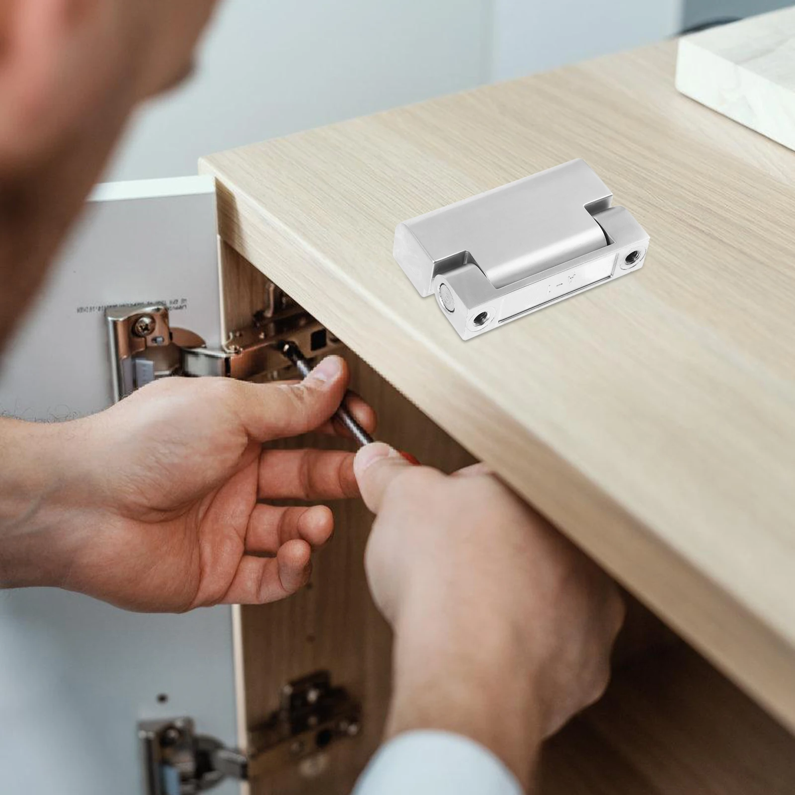 

Heavy Duty Damping Hinge Reinforced 360 Degree Rotation Pivot Door Hinge Torque Friction Bearing Hinges For Furniture Screen