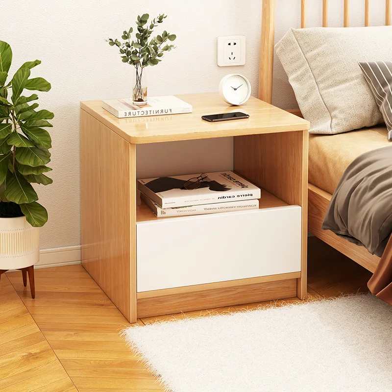 Bedside table simple modern bedroom Internet celebrity ins wind bedside table