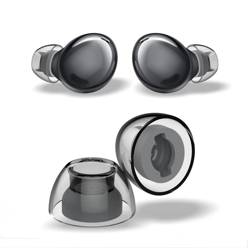 Upgraded Latex H370+ Ear Tips for Samsung Galaxy Buds Pro Protective Case Anti-allergic Avoid Falling Earbuds Dustproof Filter