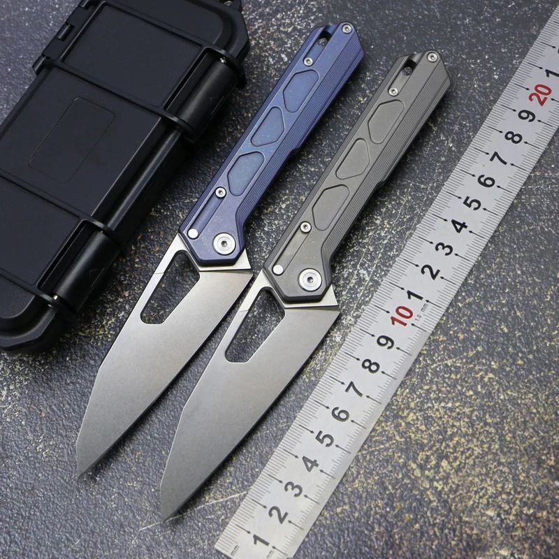 NOC DT-03 Folding Knife VG10 Blade TitaniumHandle Tactical Camping Hunting Outdoor Fishing Kitchen Hiking Survival EDC Tools