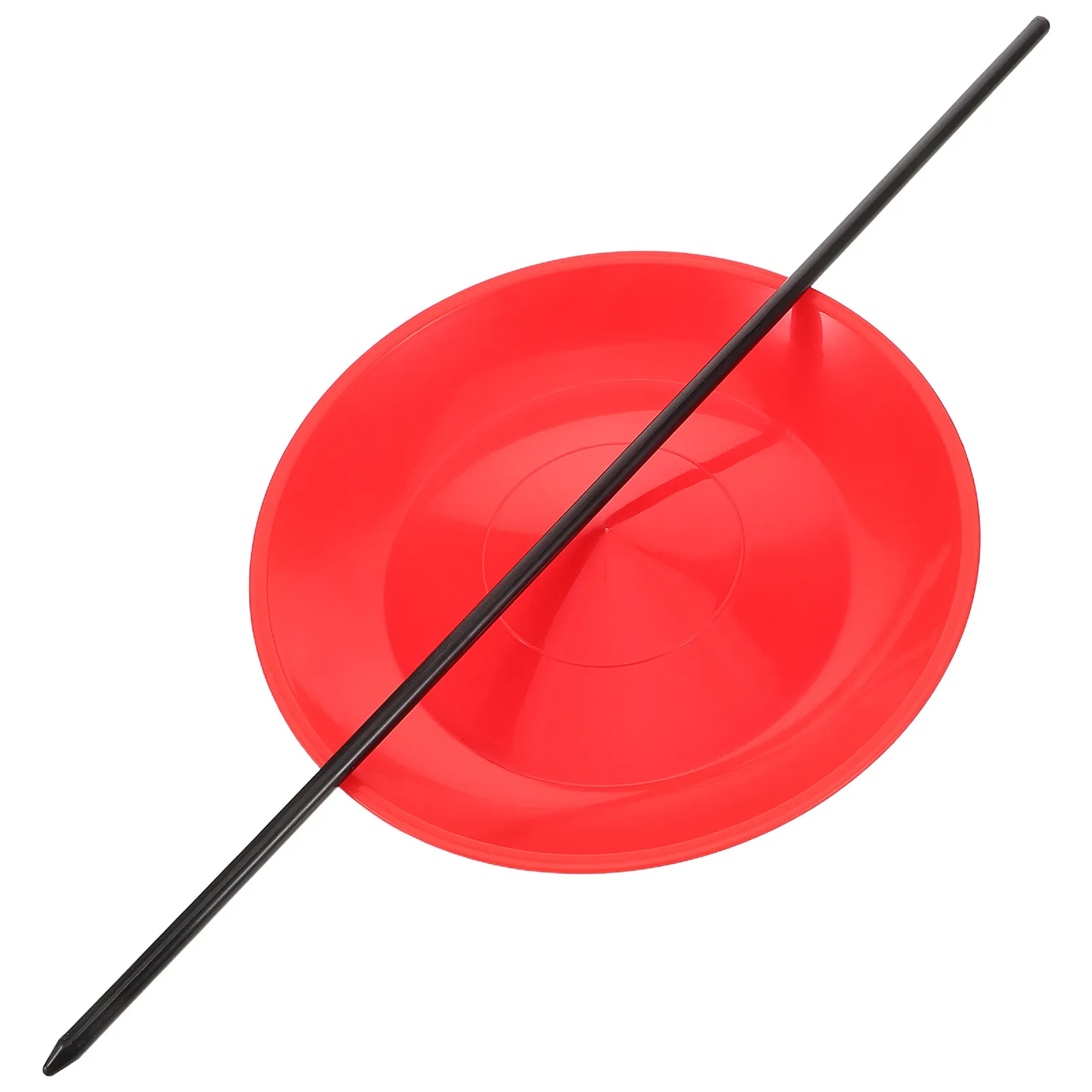 

1Set Juggling Plate Prop Balanced Design Professional Stick Stage Performance Skill Training Game