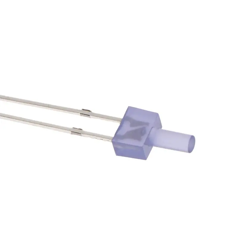 20Pcs Low Bright Power For Circuit DIY Equipment Signal Lamp 2MM Tower LED Diode Long Pin Through Hole Indicator Light
