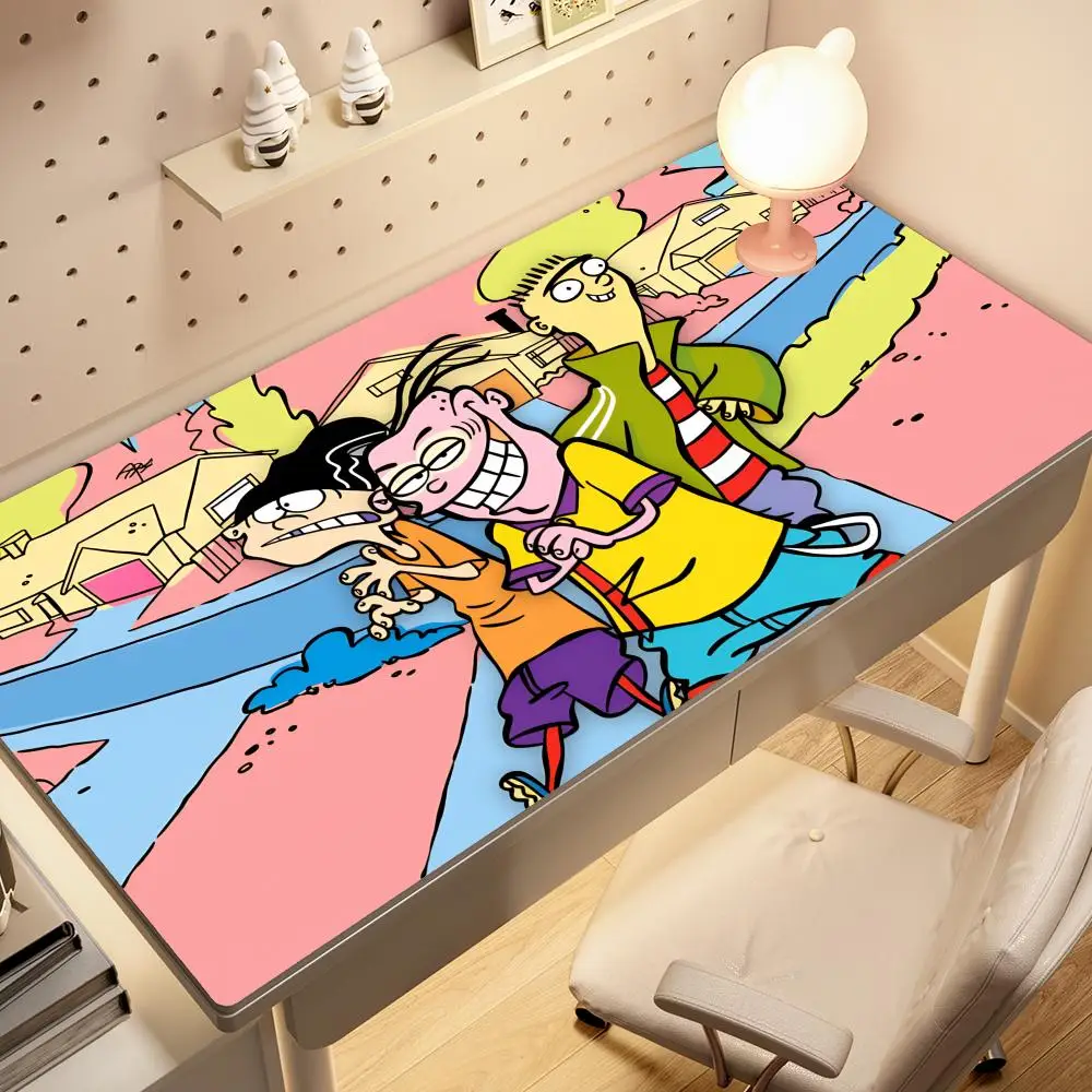 

HYBXAXC Cartoon E-Ed Edd n E-Eddy-S Mouse Pad Non-slip Rubber Gamer Balance Computer Mat Decoracion Deskmat Laptop Office Large