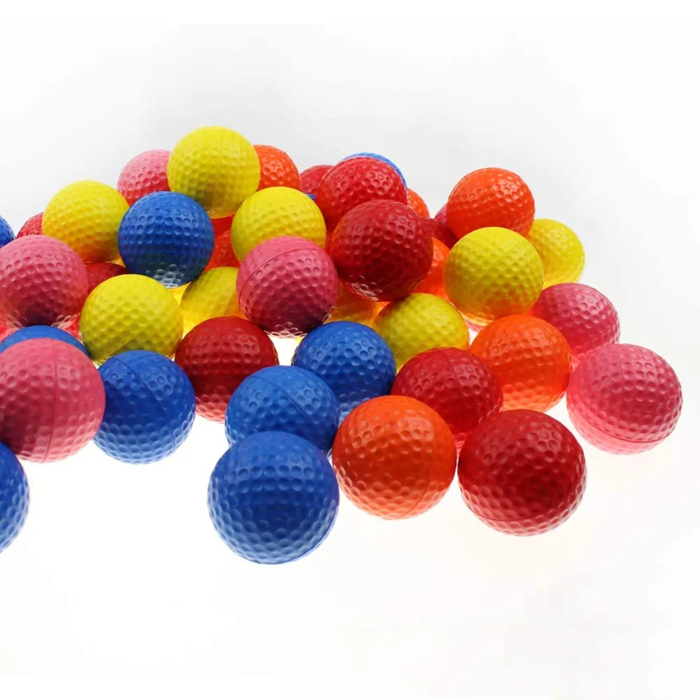 

11PCS Practice Balls PU Elastic Dimple Balls for Training (Assorted Color) accessories