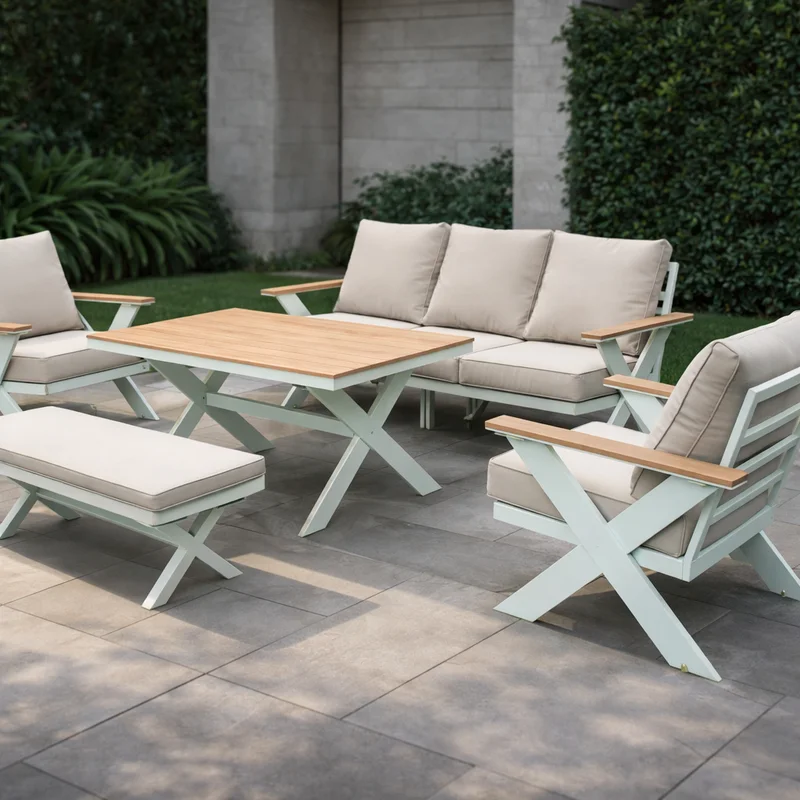 Outdoor Furniture Quick Dry - Уличный алюминиевый диван для патио, предназначенный