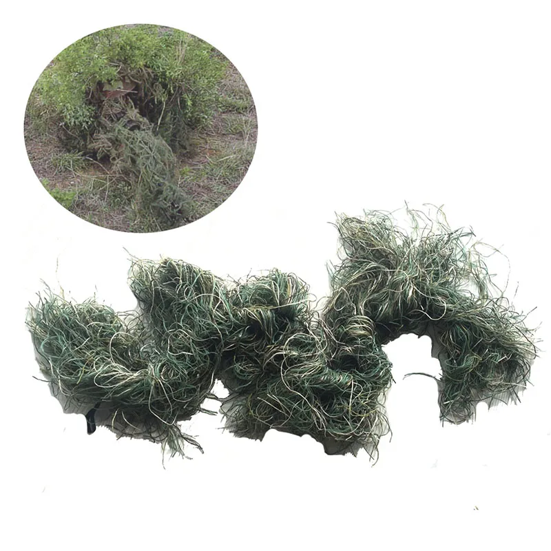 3D Fucile Pistola Wrap Copertura Utilizzare Cinghia Elastica per Camouflage Ghillie Suit Paintball Airsoft Fucile Pistola Corda Copertura Accessori Per La Caccia