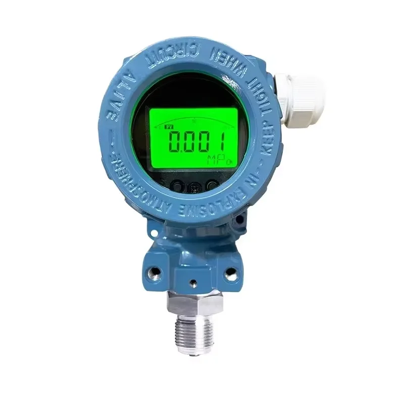 Высокоточный цифровой датчик давления с ЖК-дисплеем, выходом 4-20 мА, питанием DC12-24В, диапазоном измерения от -100 кПа до 100 МПа, взрывозащищенный