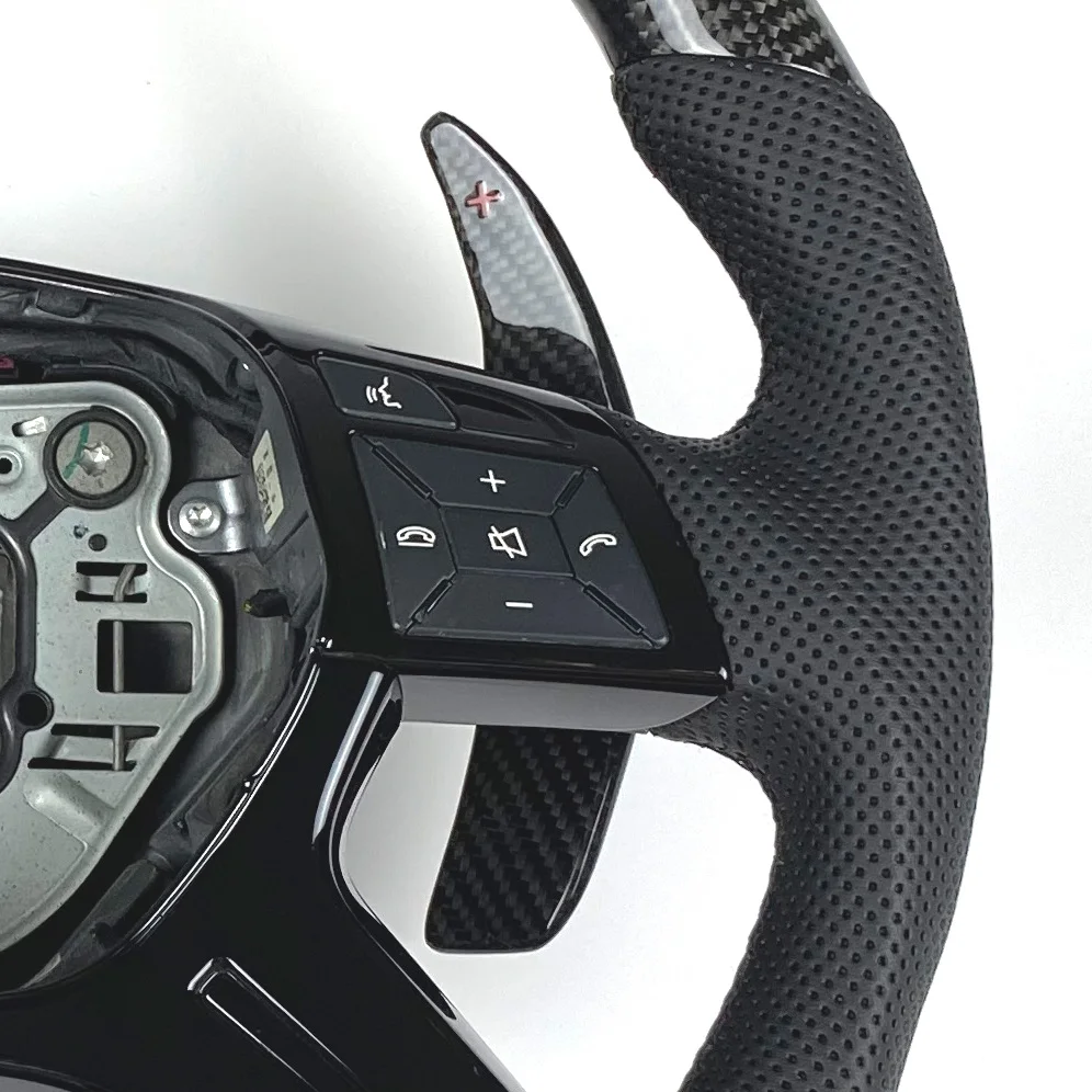 Carbon Steering Wheel For Mercedes G CLK E CLS SL Class W209 W211 W219 W463 R230 2009 2010 2011 2012 2013