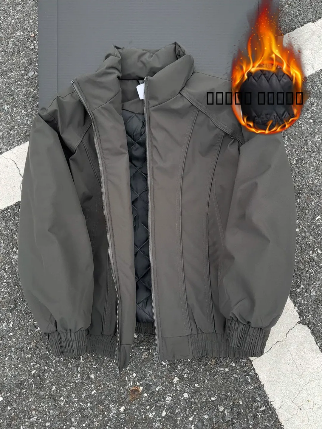 

Мужская модная зимняя куртка-пальто из утолщенного хлопка в американском уличном стиле с деконструированным дизайном, универсальная