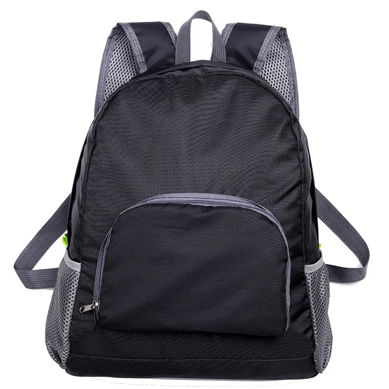 Waterproof Foldable Nylon Backpack Large Capacity Lightweight Portable Outdoor Daypack For Mountaineering Travel Camping Sports