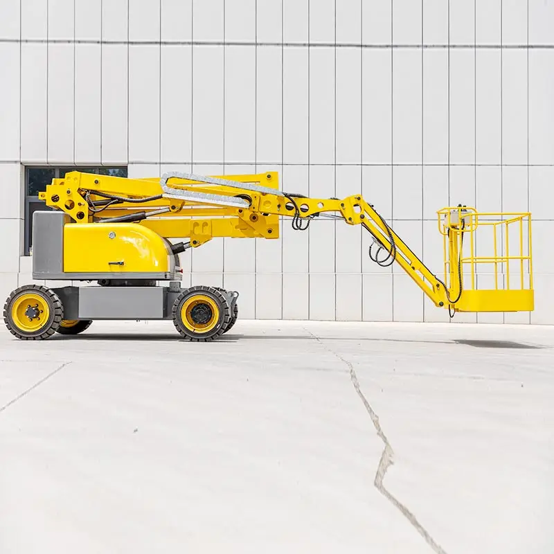 Electric Articulating Arm Aerial Work Platform, China High Unloading Arm Material Lifting Elevator