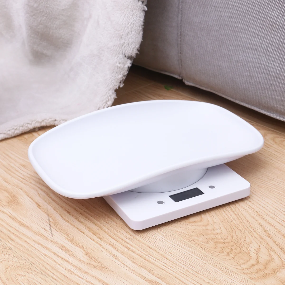مقياس حيوانات أليفة مصغر بدقة 10 كجم للحيوانات الصغيرة، خفيف الوزن ومتين وسهل القراءة بإضاءة خلفية للاستخدام المنزلي #1