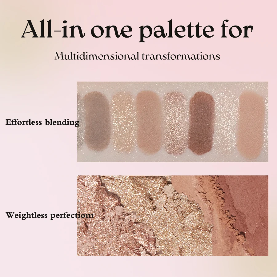 1Pc TLM アイシャドウパレット 簡単に塗布できる長持ちする防水メイクアップ シマー クリスマスパーティー デイリーステージメイクアップ