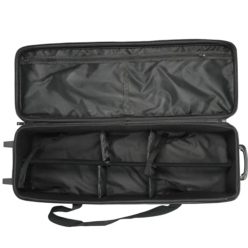 Studio Flash Bag, On-site Lighting Device, Storage Box With Pulley, Luggage Style Basket