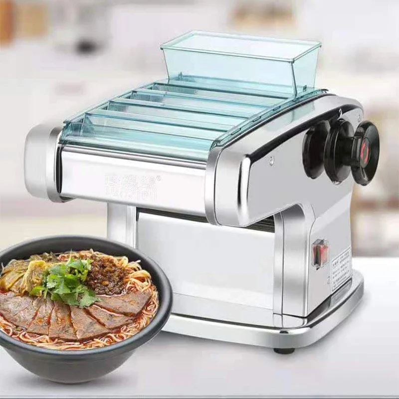 Electric Noodle Maker Household Automatic Small Stainless Steel Noodle Rolling Machine Dumpling Skin Multi-function Electric