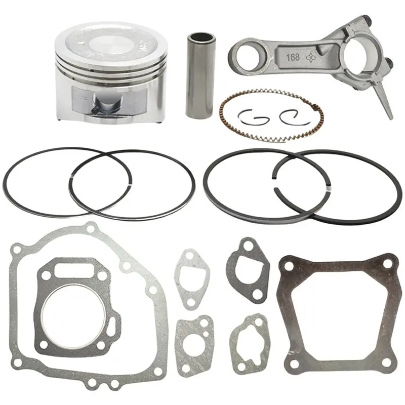 

5.5HP 4 Stroke Generator Engine Water Pump Repair Kit Includes GX160 Pistons With Connecting Rod And Full Gasket Kit
