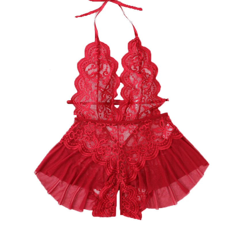 

Сексуальный костюм, открытый бюстгальтер, кружевное женское платье-комбинация, эротическое нижнее белье, Прозрачное нижнее белье для женщин, боди с вырезами, нижнее белье