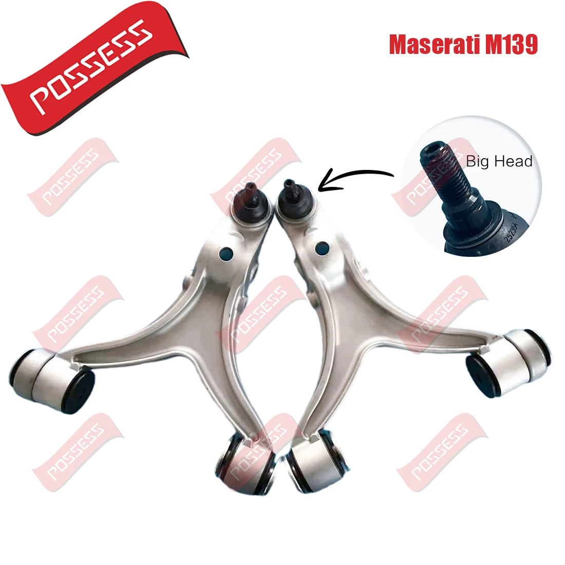 

A Pair of Front Lower Suspension Triangle Control Arm For Maserati Quattroporte M139 2007-2013 GranTurismo M145 2008-,980139893