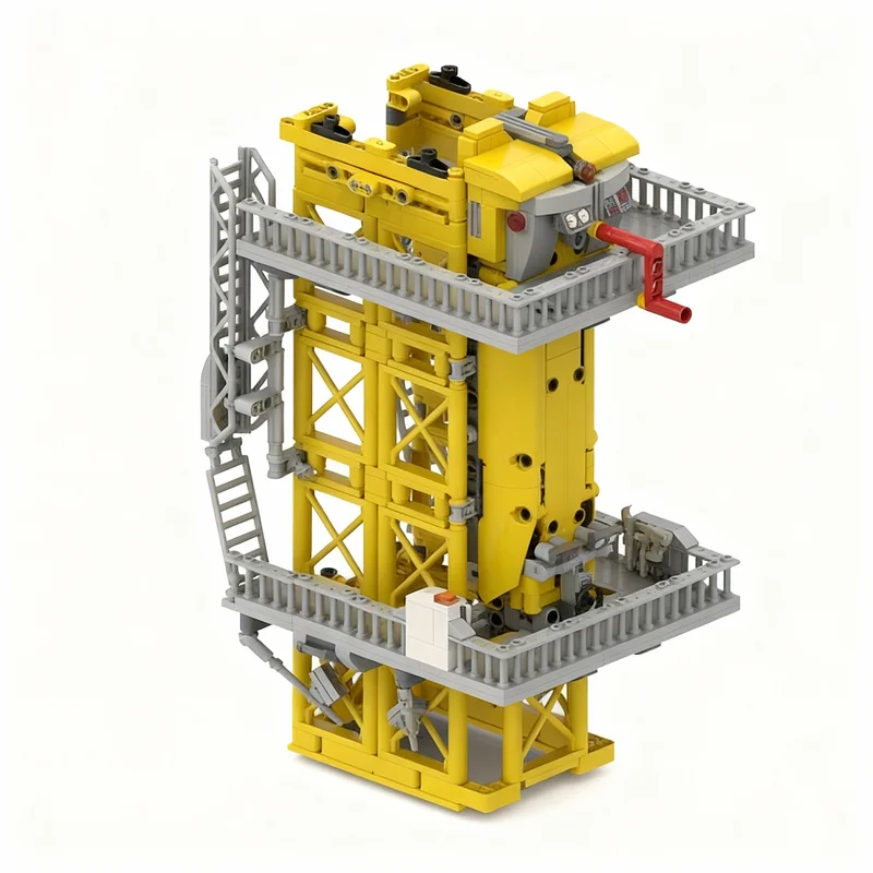 1168pcs MOC City Construction City - Tower Crane = Climbing Frame Modules Model Building Blocks Christmas Gift Toy Architecture