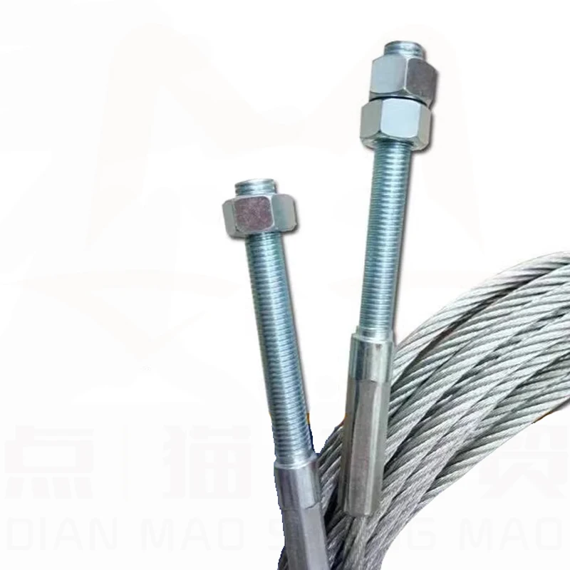 1 Piece  Car elevator 8mm, 9mm, 10mm steel cable lifting accessories Elevator steel cable support customization