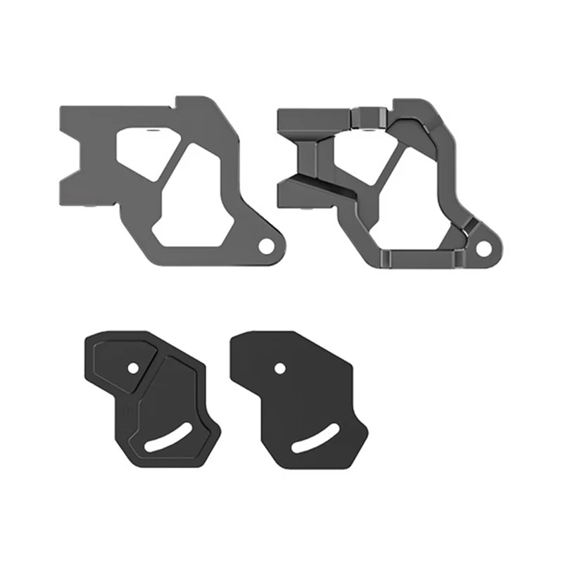 Kit Peningkatan Pelat Samping Kamera ABKI-CNC dengan Kabel Koaksial 220MM untuk Bagian Drone FPV Chimera 7 Pro V2/DJI O4 Pro
