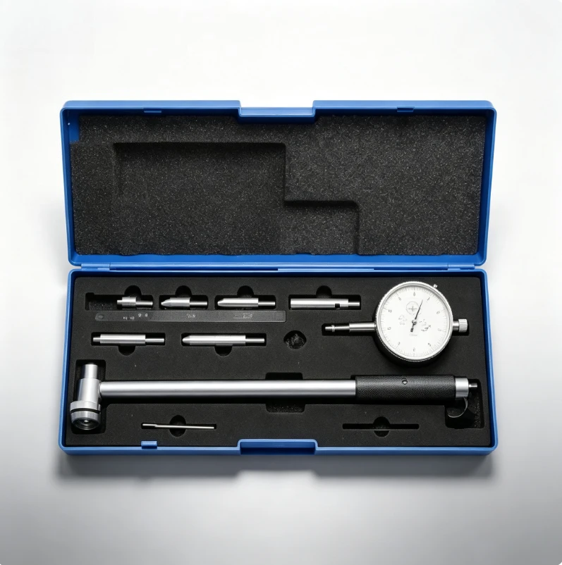 Dial Bore Gauge 3-10mm Range 0.01mm Accuracy Engine Cylinder Tester Interchangeable Probe Internal Diameter Measuring Instrument