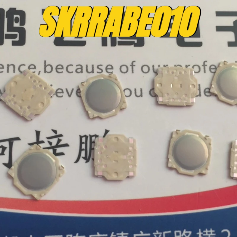 

（New）100pcs/lot 100% original genuine chip:SKRRABE010 Thin film thin film touch switch 7.5*7*0.6 4pins