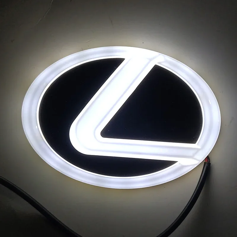 For Lexus  car logo LED light 4D illuminated rear tail car logo lightGS300 ES300 ES240 DS350LS270 RX450h CT200h EX250