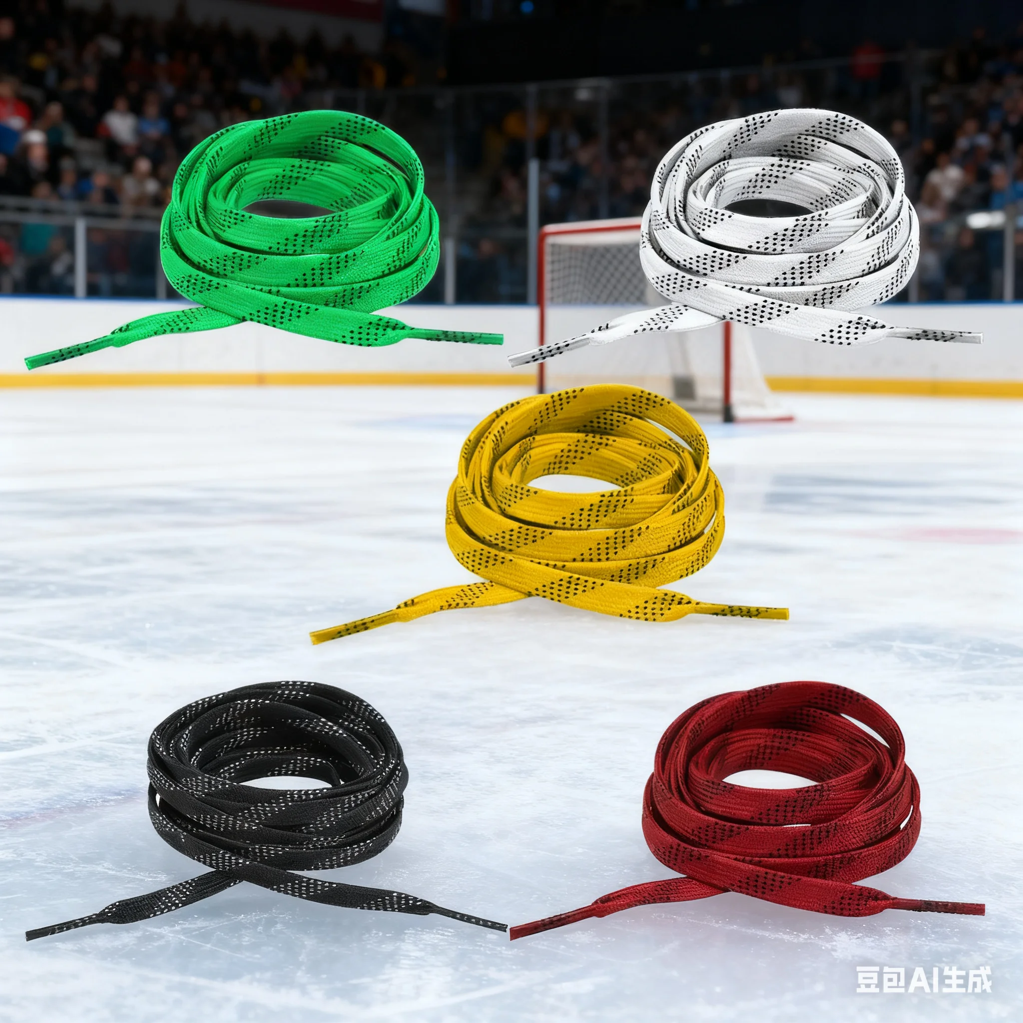 

Лидер продаж, шнурки для хоккея с шайбой для двухслойного плетения, нейлон 96/120 дюймов для уличных коньков, хоккейные ремни, замена практических деталей