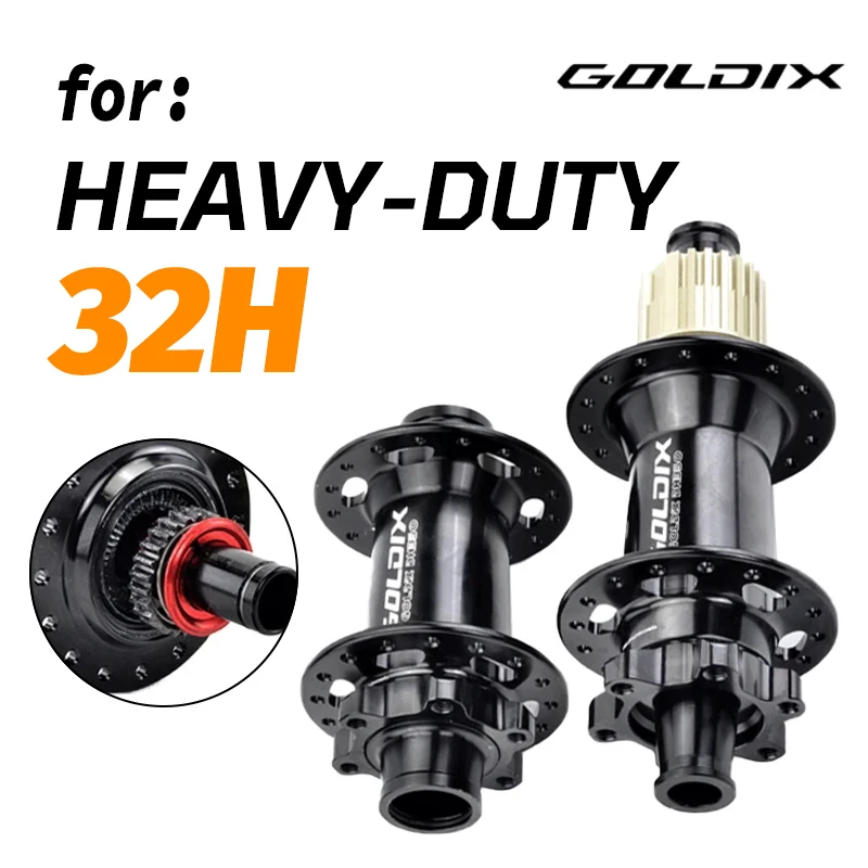 moyeu-goldix-super-boost-52t-a-cliquet-pour-vtt-de-descente-et-enduro-robustes-arriere-12x157-avant-20x110-32-trous-micro-spline-hg-xd