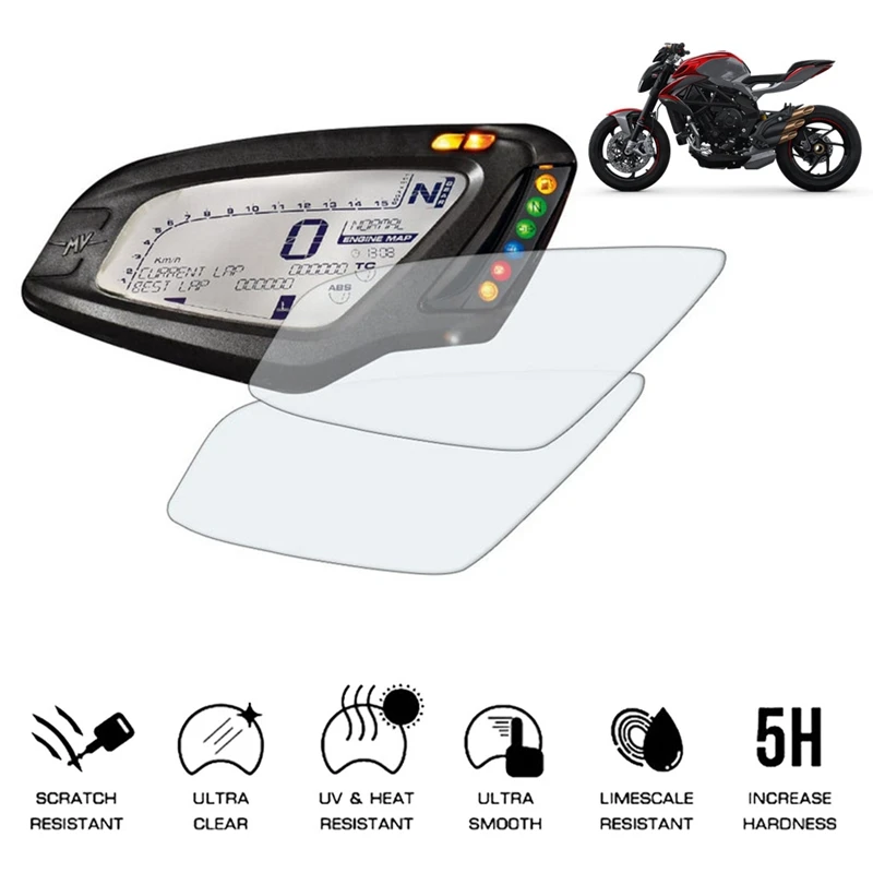 Motorcycle Cluster Scratch Protection Film Screen Protector For MV Agusta Brutale 675 800 F3 2012-2015